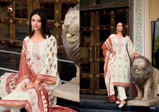 Bin Saeed 12 By Deepsy Pure Cotton Embroidery Pakistani Salwar Suit Suppliers In India